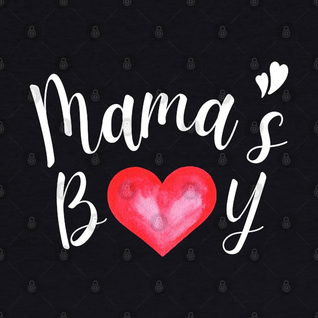 Toddler boy valentine - Mama's boy by JunThara